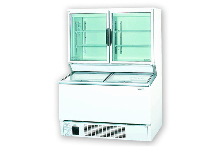 冷凍デュアルショーケース｜冷凍冷蔵ケース、業務用冷蔵庫、厨房機器レンタル｜日豊機工株式会社
